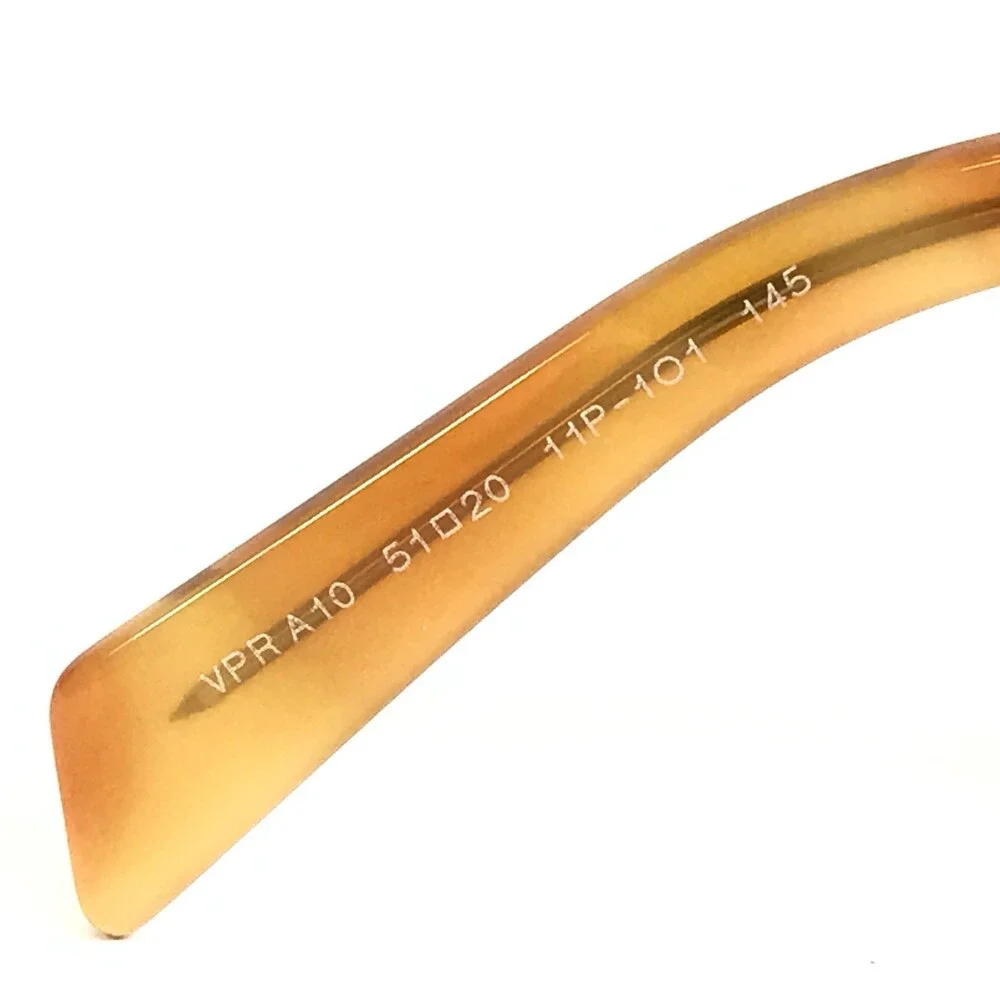 Prada Eyeglasses Frames VPRA10 11P-1O1 Havana Cognac Light Tortoise 51-20-145